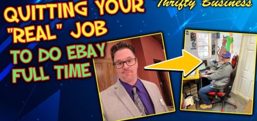 Quitting Your "Real" Job To Sell On Ebay Full Time Thrifty Business 11.23