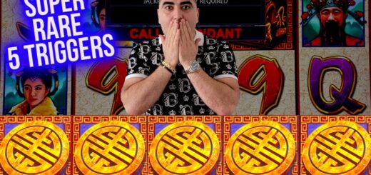Super Rare 5 TRIGGERS On High Limit Triple Fortune Dragon Slot | SE-9 | EP-1