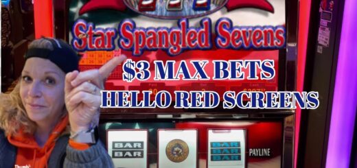 ?VGT STAR SPANGLED SEVENS? HELLO RED SCREENS #vgt #casino #slots #redscreens