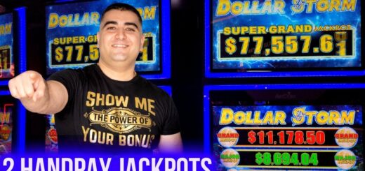 2 HANDPAY JACKPOTS On High Limit Dollar Storm | Las Vegas Casino JACKPOTS | SE-1 | EP-14