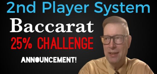 2nd Player Baccarat System || 25% Daily Challenge || How To Win at Baccarat