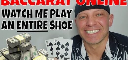 Baccarat Online- Christopher Mitchell Plays An Entire Shoe LIVE.