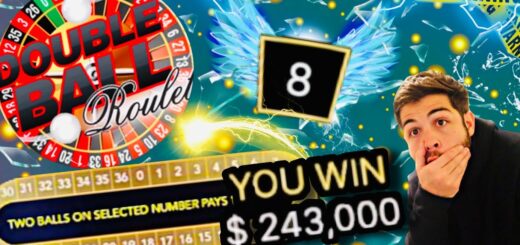 Breaking The Casino With Huge Double Ball Roulette Bets!!!