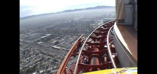 High Roller Roller Coaster POV Stratosphere Tower Las Vegas Closed