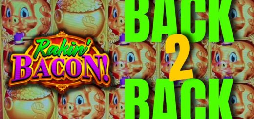JACKPOT HANDPAY on RAKIN' BACON SLOT MACHINE Up To $52/SPINS HIGH LIMIT SLOT PLAY AT COSMO