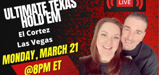 Live Ultimate Texas Hold Em from El Cortez in Las Vegas!!