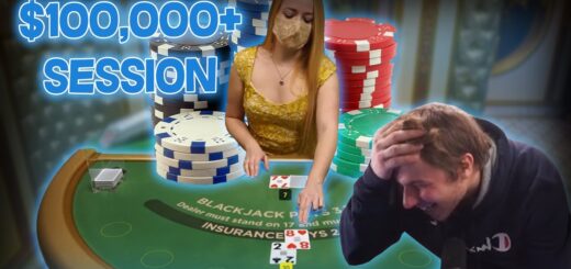 MY BEST BLACKJACK SESSION EVER? HIGH ROLLER!