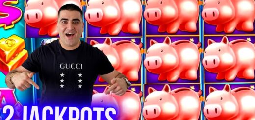 Winning 2 HANDPAY JACKPOTS On High Limit Piggy Bankin Slot Machine | SE-10 | EP-25