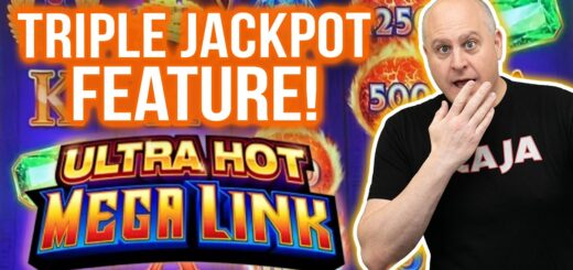 $100 High Limit Ultra Hot Mega Link - Triple Jackpot Feature!