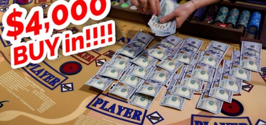 $4,000 BUY IN = MASSIVE WIN!?! - Live Baccarat At Strat Las Vegas