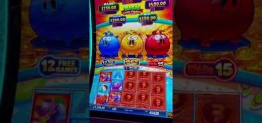 Biggest Jackpot On Little Piggies Slot Machine #shorts