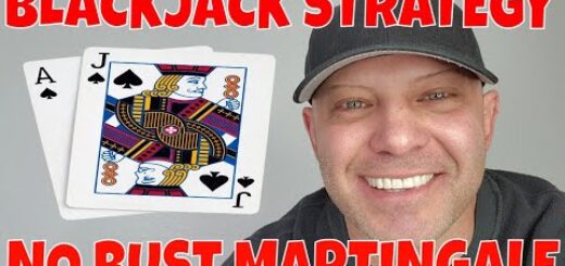 Blackjack Strategy- Christopher Mitchell Plays The No Bust Martingale Strategy For Real Money.
