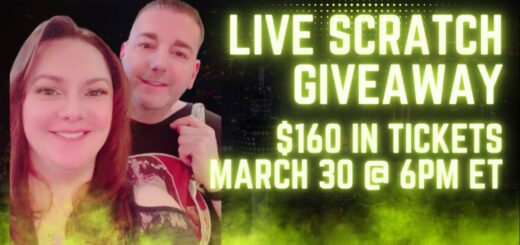 Live Scratch Ticket Giveaway! March 30 6pm eastern.