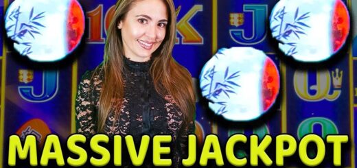 MASSIVE JACKPOT w/ Retrigger on Autumn Moon Dragon Cash!!