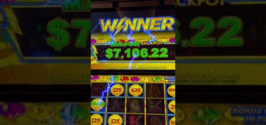 $125 Bet MASSIVE JACKPOT On Lightning Link Slot #Shorts