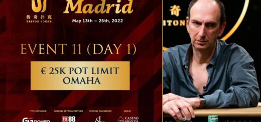 Triton Poker Madrid 2022 - Event #11 €25K Pot Limit Omaha - Day 1