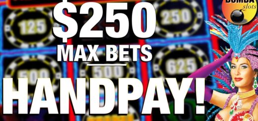 Up to $250 BETS! HANDPAY JACKPOT! $7500 HIGH LIMIT Slot Play High Stakes ~ Lightning Link