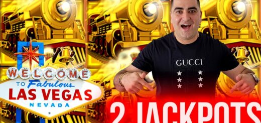 2 AMAZING JACKPOTS On All Aboard Slot Machine