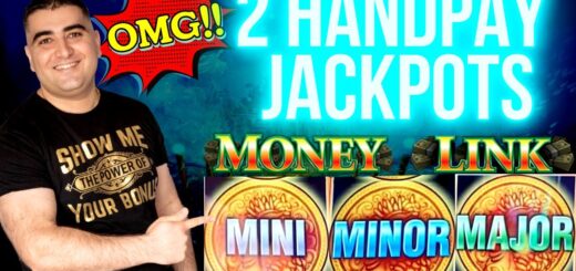 2 HANDPAY JACKPOTS On High Limit Money Link Slots | Las Vegas Casino JACKPOTS WINNER | SE-2 | EP-29