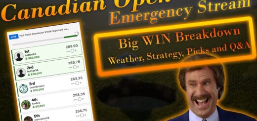 Canadian Open | Emergency Stream |  Week Long Picks, Strategies, and Q&A, & Big Win Breakdown!