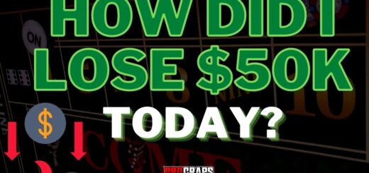 Craps - $50,000 Loss -- Roll and Strategy Breakdown