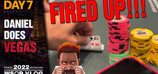 FIRED UP for the $50,000 High Roller! - 2022 WSOP Poker Vlog Day 7