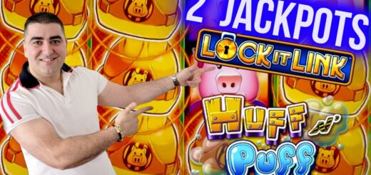 Huff N Puff Slot 2 JACKPOTS HANDPAY | High Limit Slot Machine Jackpots