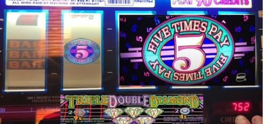 OLD SCHOOL 5 REEL SLOTS: 5 TIMES PAY + TRIPLE DOUBLE DIAMOND SLOT PLAY! FIVE TIMES PAY!