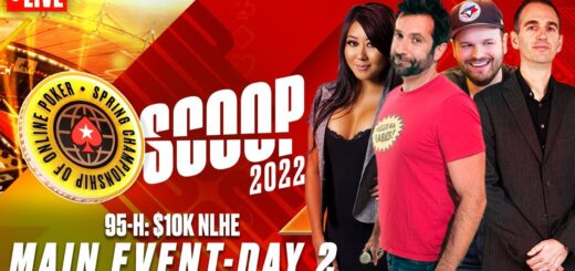 SCOOP 2022: 95-H: $10K NLHE MAIN EVENT - DAY 2 with James, Joe, Griffin & Maria ♠️ PokerStars