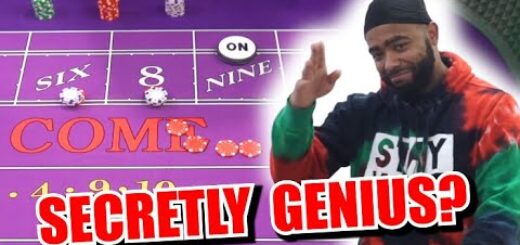 ?SECRETLY GENIUS?? 30 Roll Craps Challenge - WIN BIG or BUST #166