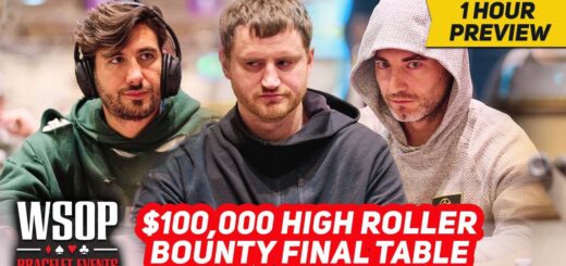 World Series of Poker 2022 | $100,000 High Roller Bounty Final Table