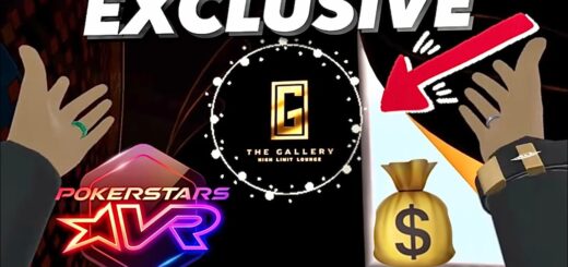 what is this?! THE GALLERY vip casino room pokerstars vr