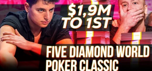 $7,672,700 at Five Diamond World Poker Classic | Main Event Final Table Highlights