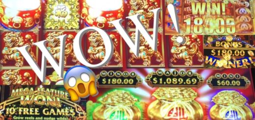 Awesome Bonuses Awesome Wins on DANCING DRUMS and FU DAI LIAN LIAN PANDA - 2 Mega Features  $$$ ?