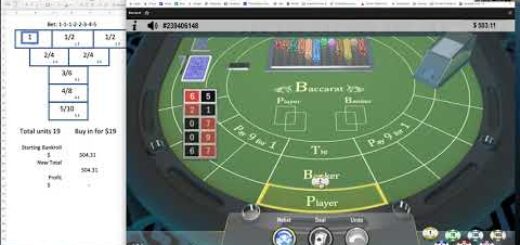 Baccarat, hey it's my job.