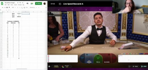 Baccarat strategy - Time Before Last with plus one progression