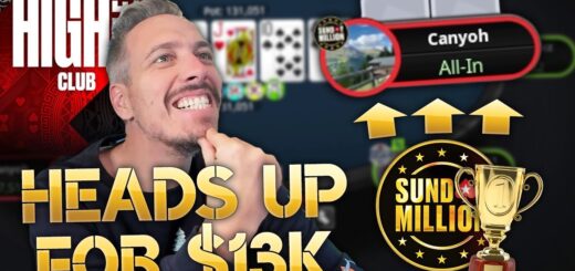 Battling with Sunday Million Winner ♣ Poker Highlights