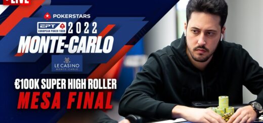 La MESA FINAL del €100K SUPER HIGH ROLLER: POKERSTARS EPT PRESENTADO POR EL MONTE-CARLO CASINO