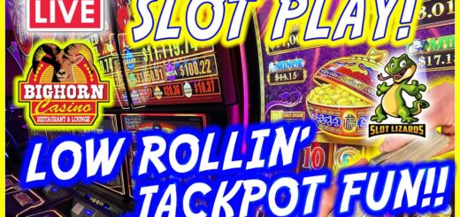 ? MASSIVE JACKPOT! J'S LOW ROLLIN' WEDNESDAY JACKPOTS! EPISODE 9! BIGHORN CASINO