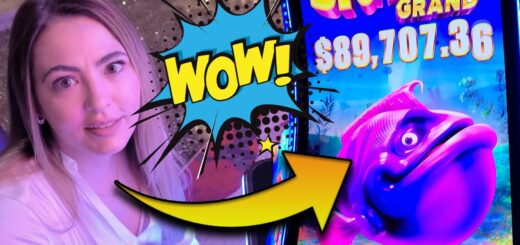 OMG 20 FREE GAMES & Progressive WIN on The Big Fish Slot Machine in Vegas 2022