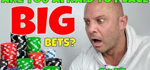 Professional Gambler Christopher Mitchell Tells How To Get Over The Fear Of Placing Big Bets.