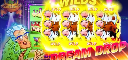 RARE!!! FULL SCREEN WILDS!!! Invaders Attack from the Planet Moolah - CASINO SLOTS