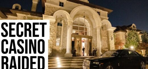 Secret mansion casino — like something out of James Bond