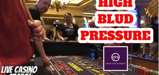 Talk about PRESSURE on the Craps Table: Live Casino Craps at the Green Valley Ranch and Casino
