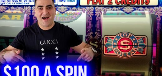 $100 A Spin Top Dollar HANDPAY JACKPOT | Las Vegas Casinos JACKPOT | SE-3 | EP-28