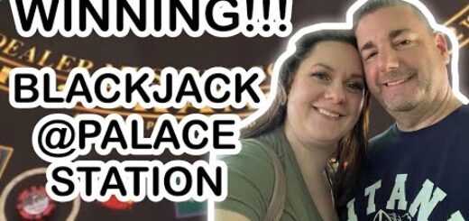 B2B 21’s to start! BLACKJACK at PALACE STATION LAS VEGAS! #WINNING