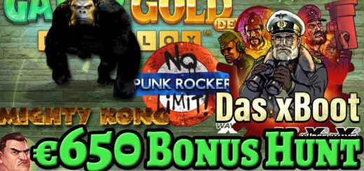 €650 SLOTS BONUS HUNT - Mighty Kong, Punk Rocker, Moon Princess 100 & more.
