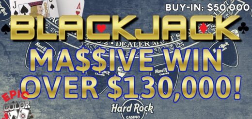 EPIC COLOR UP BLACKJACK Ep 21 $50,000 BUY-IN ~ MASSIVE WIN OVER $125,000 ~ High Limit W/ $7000 Hands
