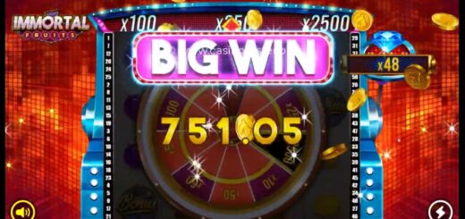 Immortal Fruits!!!100€ Spins!!!Mega Win!!!Jackpot Win