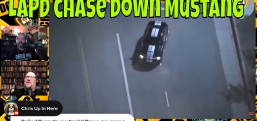 LA Police Chase a Ford Mustang